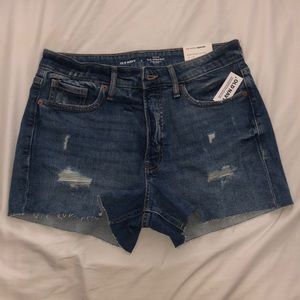 Old Navy High-Rise O.G. Straight Jean Shorts - Size 8